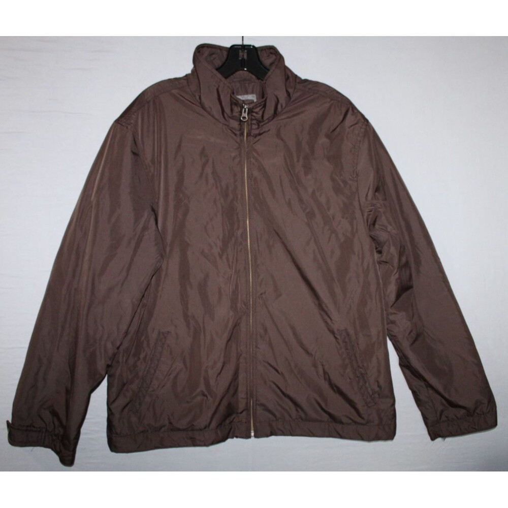 Merona Womens Polyester Light Jacket Large Full Zip Small Hole Look At Photos